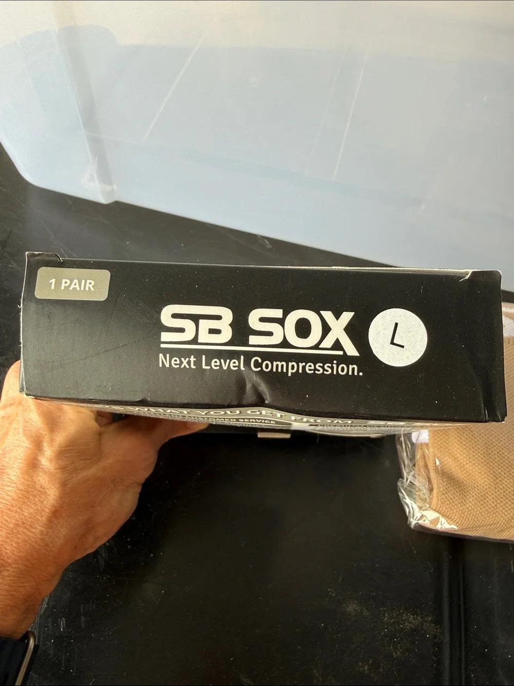 SB Sox Men's Compression Athletic Socks – Tan